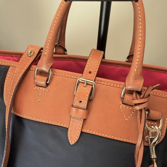 Dooney & Bourke Nylon Editors Tote Navy Blue - Picture 3 of 16